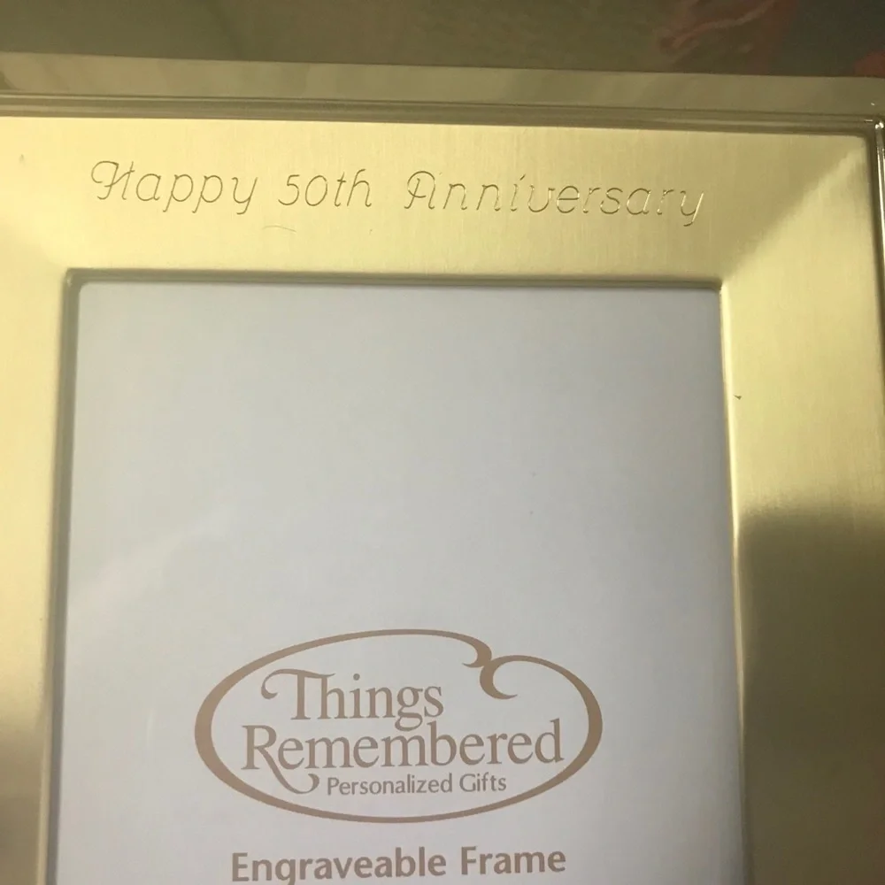 All Things Remembered 50th Anniversary Frame